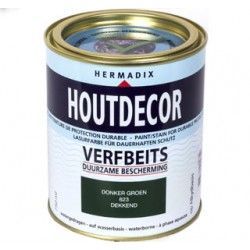 hermadix houtdecor verfbeits transparant 651 teak 750ml