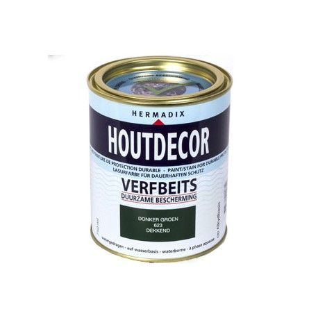 hermadix houtdecor verfbeits transparant 651 teak 750ml