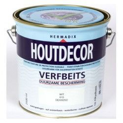 hermadix houtdecor verfbeits dekkend 620 zwart 2500ml