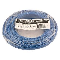 vd draad 2,5 blauw 20 meter