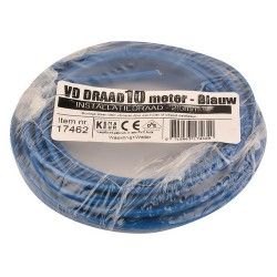 vd draad 2,5 blauw 10 meter