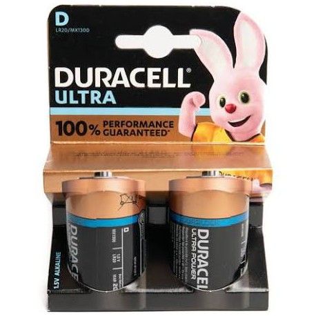 Duracell Ultra D-cell 2 stuks