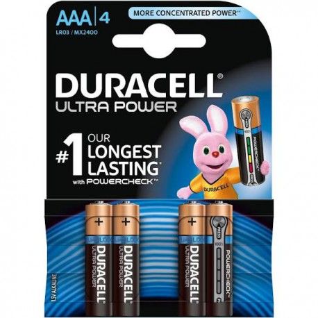 Duracell Ultra AAA 4 stuks