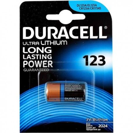 Duracell CR123 Lithium batterij
