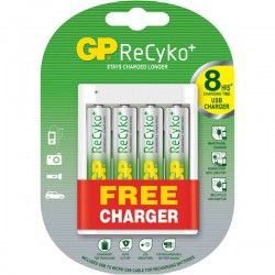 GP Batterij AA oplaadbaar 4 stuks incl. oplader