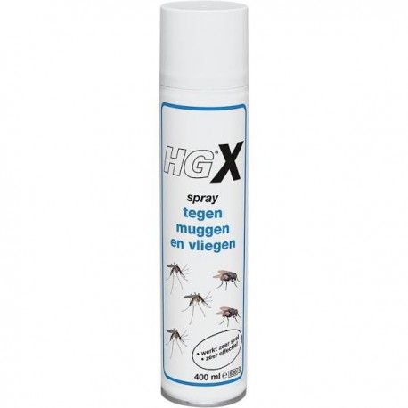 Hg Spray tegen muggen en vliegen